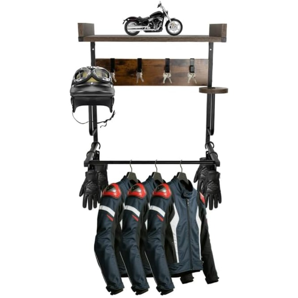 Cycling Gear Wall Hanger - 오토바이 헬멧 홀더 (4개의 글러브 칩