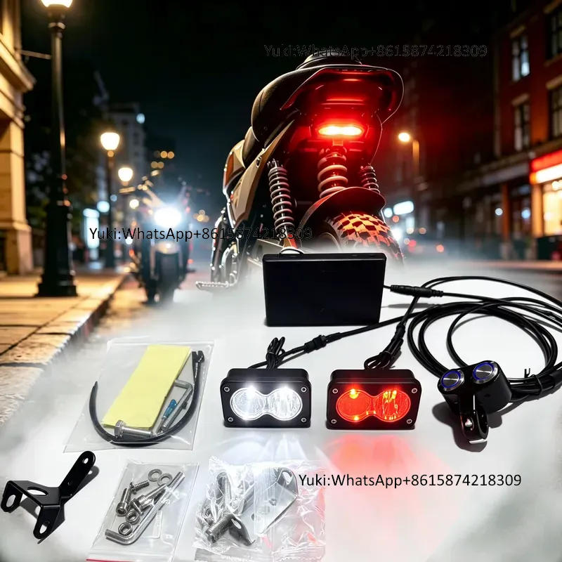 Bike Tail Light - 트론텍 범용 배터리 구동 듀얼 렌즈