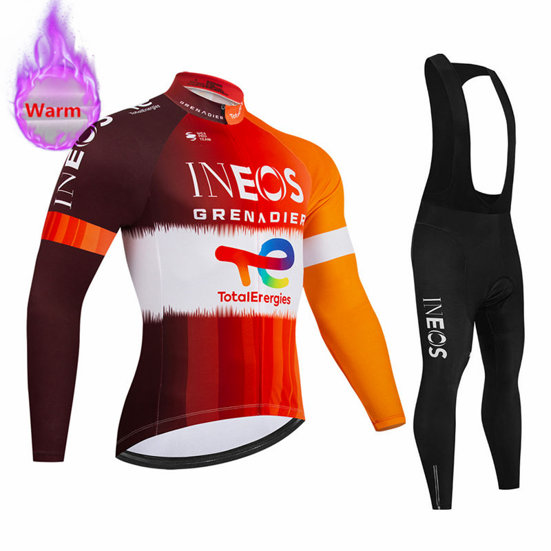 Junior Cycling Gear - 이네오스 팀 겨울용 긴팔 보온 플리스