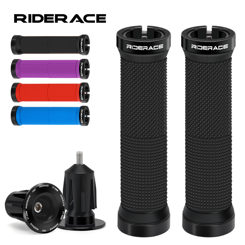 Junior Cycling Gear - 1쌍 자전거 그립 엔드캡 포함 고정