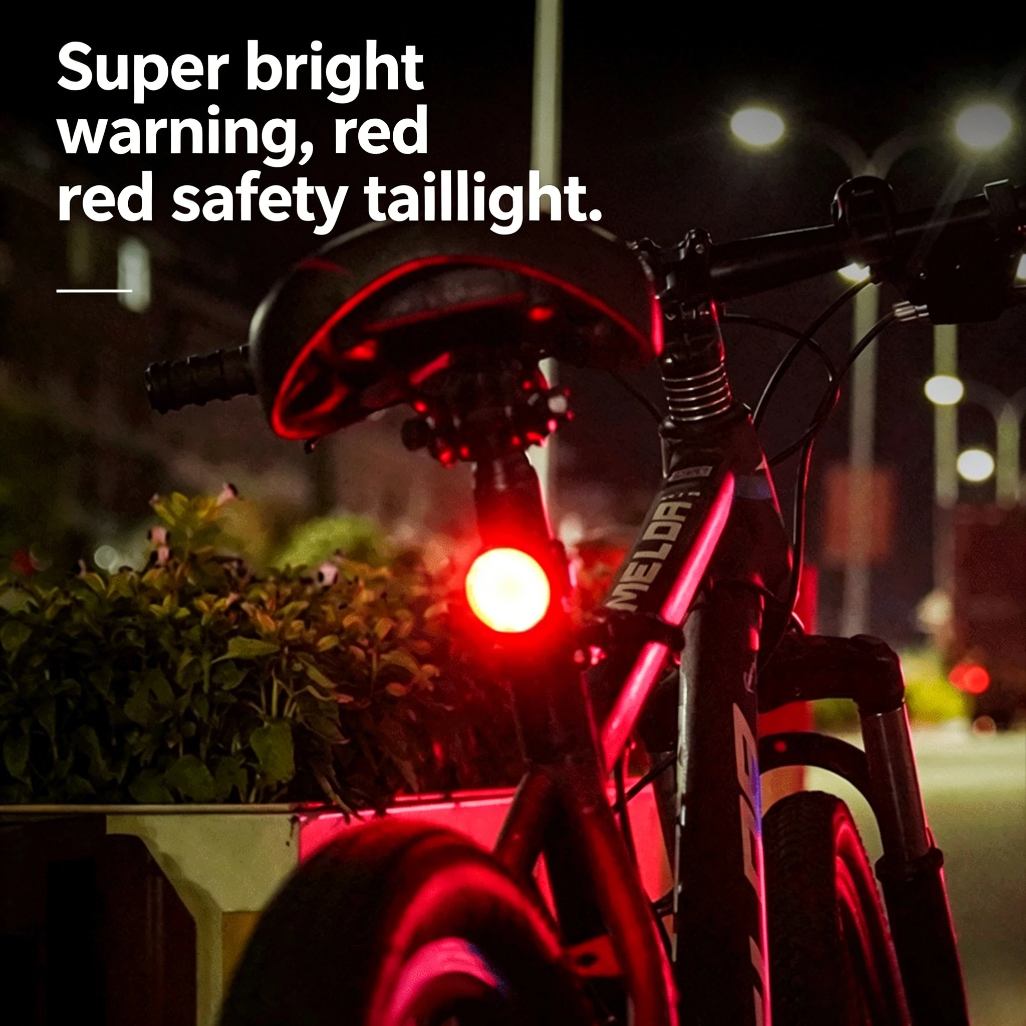 Bike Tail Light - USB 충전식 방수 LED 자전거 라이트