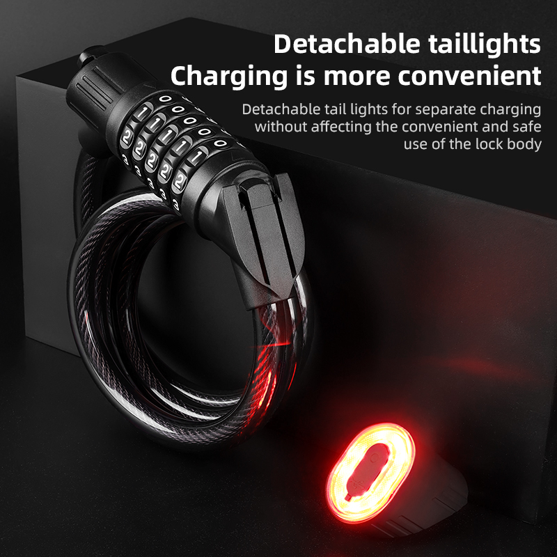 자전거 스틸 케이블 잠금장치 1.2m 5자리 조합형 도 - Bike Tail Light 리뷰 및 가격