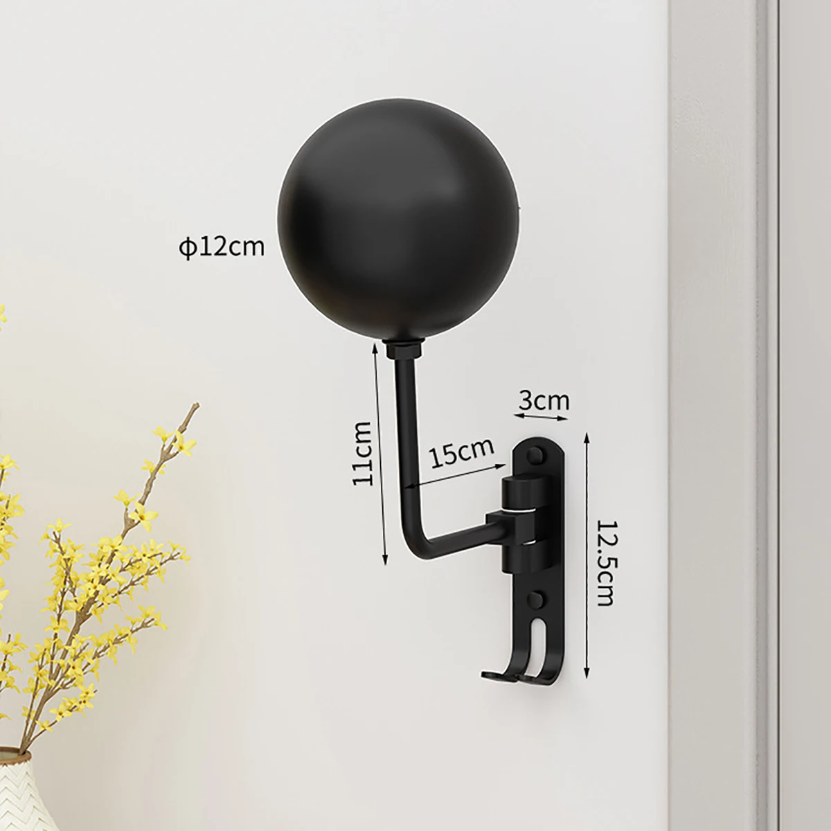 벽걸이형 금속 오토바이 헬멧 랙 - 180도 조절 가능 - Cycling Gear Wall Hanger 리뷰 및 가격