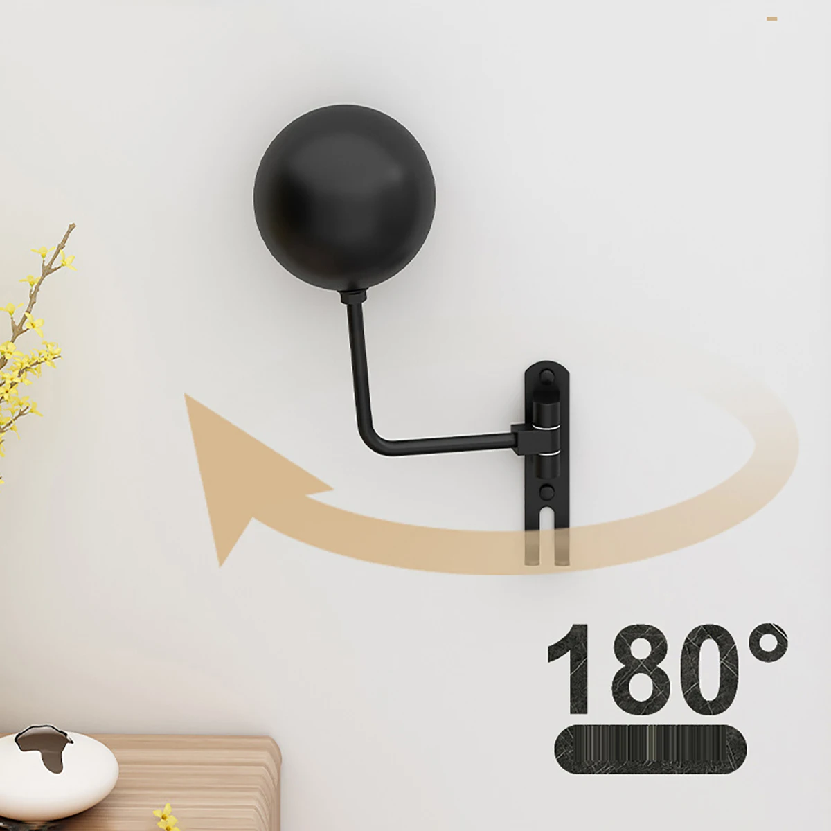 벽걸이형 금속 오토바이 헬멧 랙 - 180도 조절 가능 - Cycling Gear Wall Hanger 리뷰 및 가격