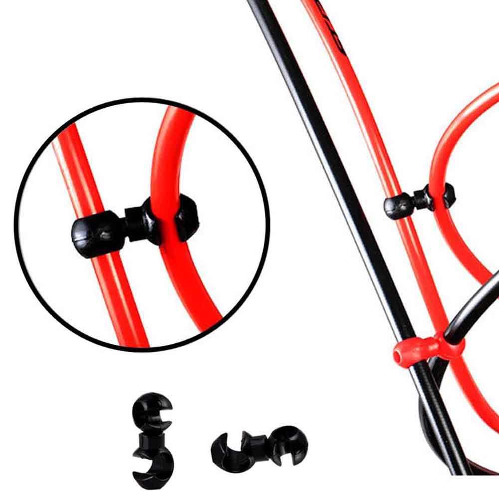 10pcs 회전식 MTB 브레이크 케이블 클립 자전거  - Cycling Gear Guide 리뷰 및 가격