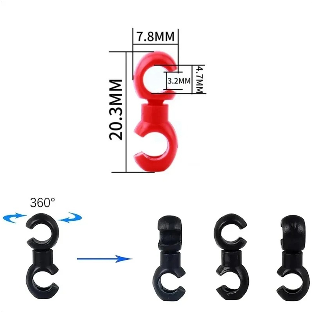 10PCS 회전식 S-스타일 자전거 케이블 클립 자전거 - Cycling Gear Guide 리뷰 및 가격