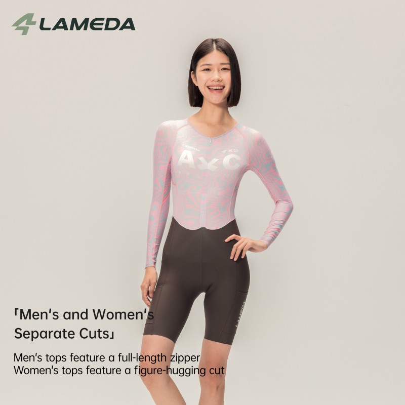 LAMEDA 여성용 사이클링 점프수트 긴팔 반바지 일체 - Cycling Gear For Sale 리뷰 및 가격