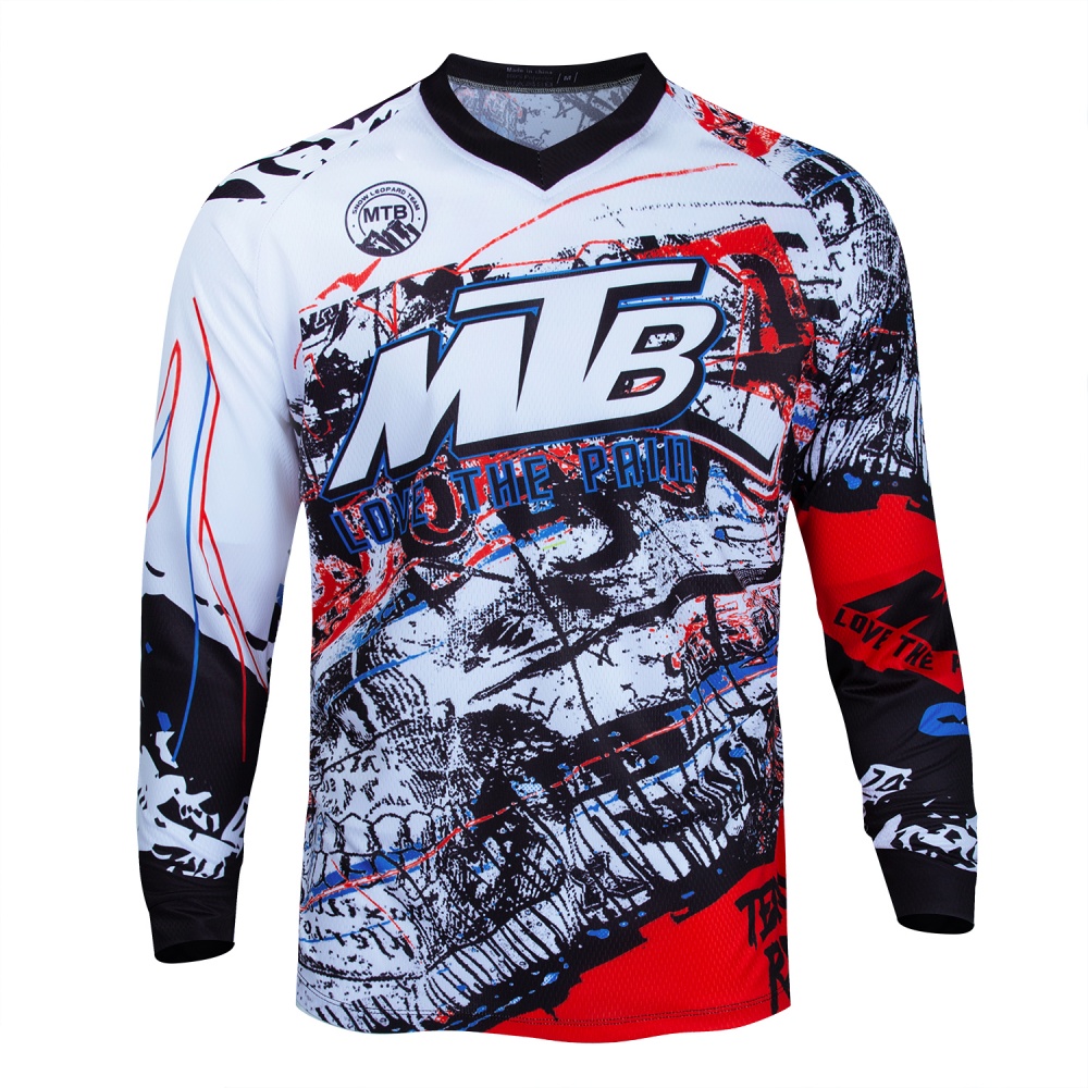 MTB 산악 자전거 긴팔 사이클링 저지 트렌디 프린트  - Cycling Jersey 리뷰 및 가격