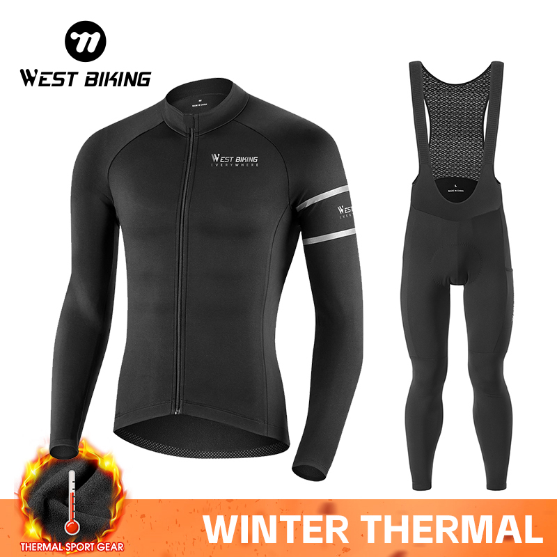 WEST BIKING 겨울 플리스 사이클링 세트, 긴  - Cycling Gear For Sale 리뷰 및 가격