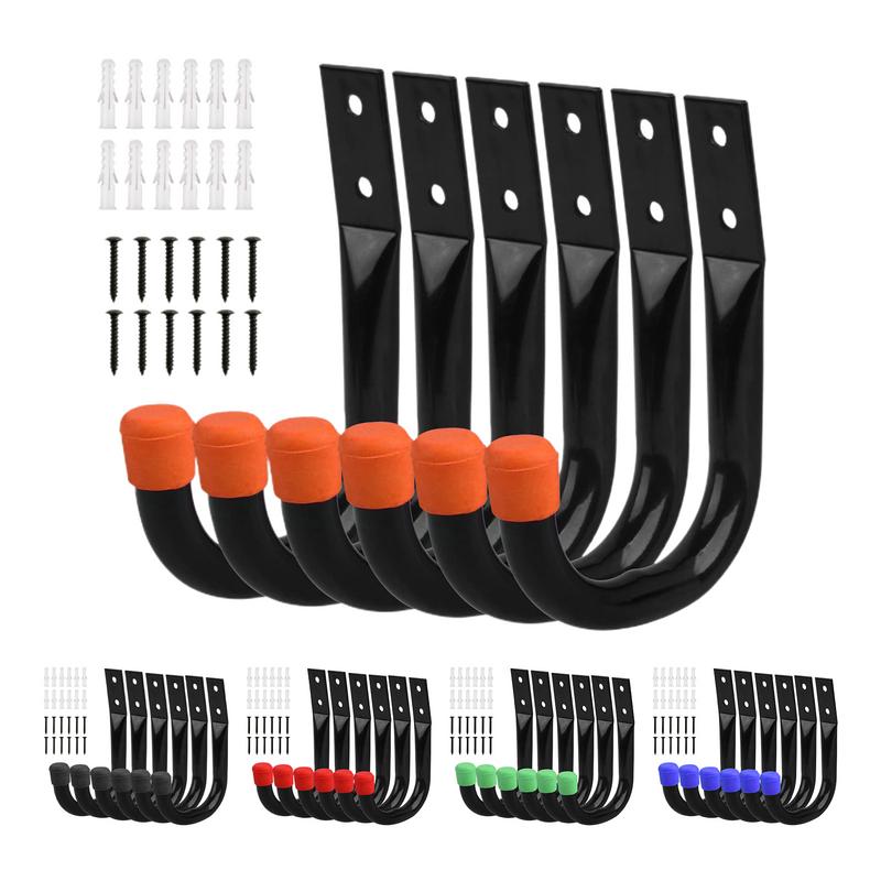 6 개/대 자전거 벽 마운트 후크 자전거 지원 MTB  - Cycling Gear Wall Hanger 리뷰 및 가격