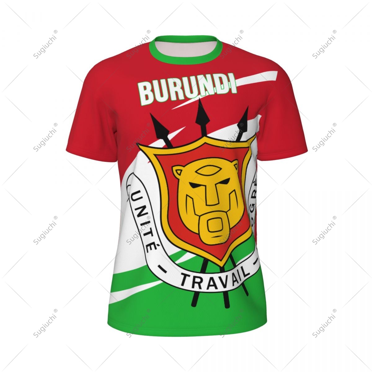 부룬디 국기 남성 스포츠 티셔츠 여성 티셔츠 축구 축구 - Cycling Jersey 리뷰 및 가격