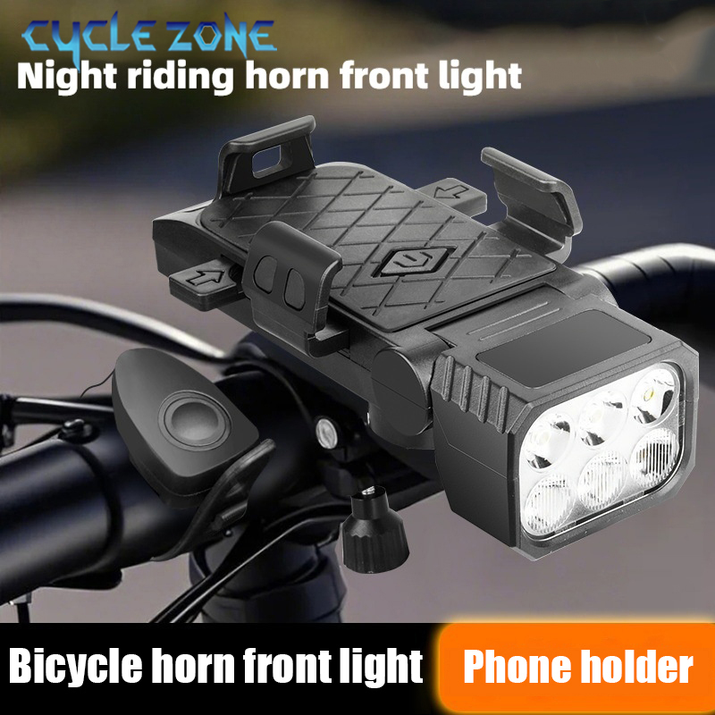 경적 및 휴대폰 홀더가 있는 3-in-1 자전거 전조등 - Bike Bell 리뷰 및 가격