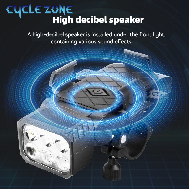 경적 및 휴대폰 홀더가 있는 3-in-1 자전거 전조등 - Bike Bell 리뷰 및 가격