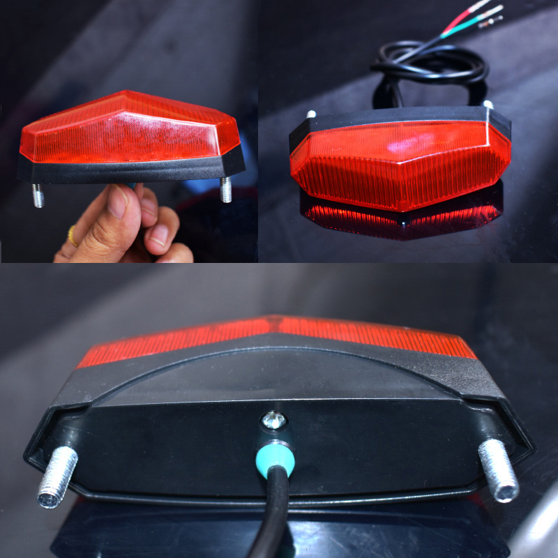 새로운 12V-80V 전기 자전거 미등 LED 안전 경 - Bike Tail Light 리뷰 및 가격