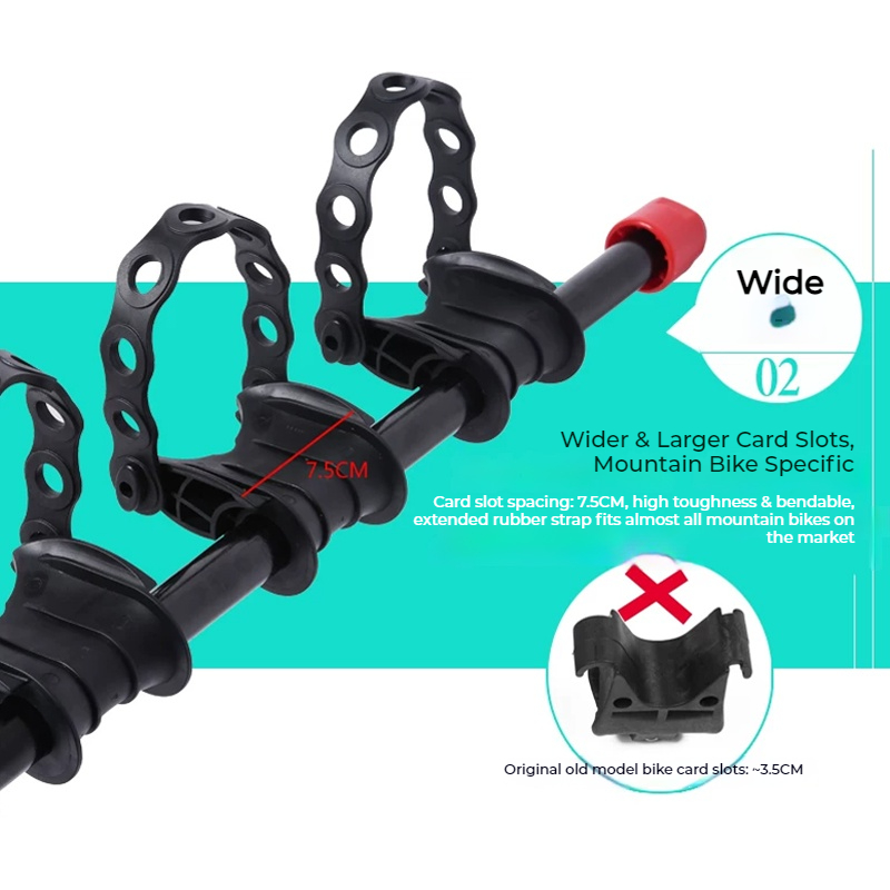 자동차 자전거 랙 스트랩은 카드 슬롯을 넓히고 고무 밴 - Cycling Gear Organization 리뷰 및 가격