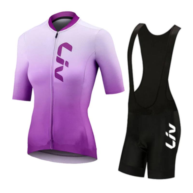 LIV 여름 사이클링 저지 턱받이 반바지 세트 여성 1 - Cycling Jersey 리뷰 및 가격
