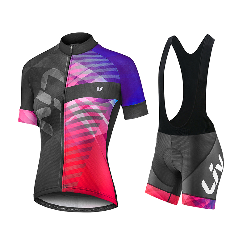 LIV 여름 사이클링 저지 턱받이 반바지 세트 여성 1 - Cycling Jersey 리뷰 및 가격
