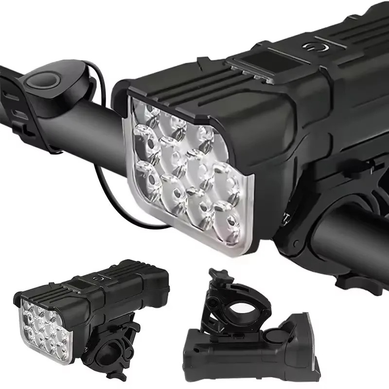 경적 내장형 자전거 헤드라이트 12 LED 자전거 전조 - Bike Bell 리뷰 및 가격