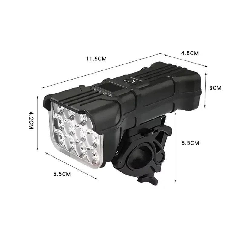 경적 내장형 자전거 헤드라이트 12 LED 자전거 전조 - Bike Bell 리뷰 및 가격