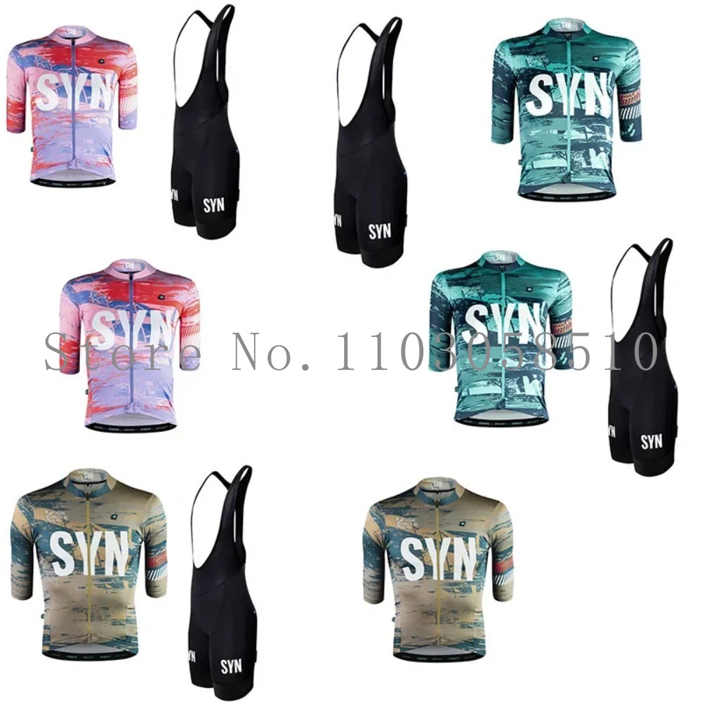 SYN 저지 남성용 빕 스폰지 쿠션 사이클링 슈트 세트 - Junior Cycling Gear 리뷰 및 가격